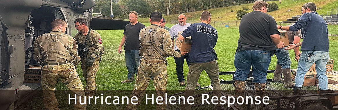 Hurricane Helene Response Banner Graphic